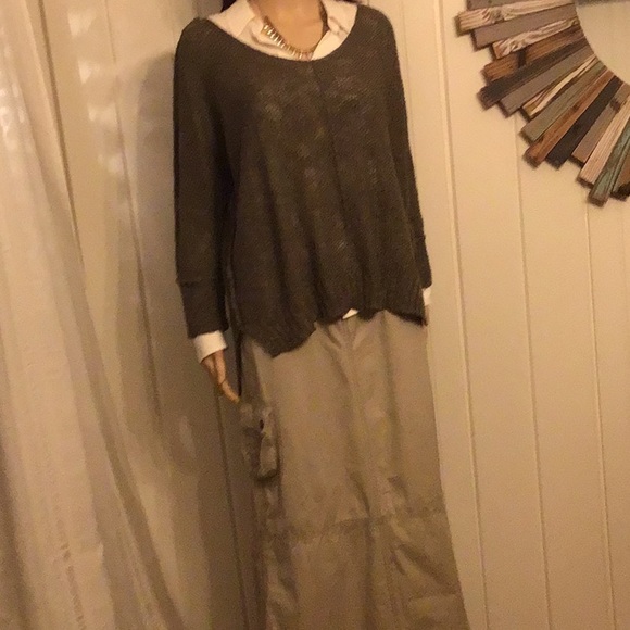 OPEN FINE LUXE KNIT WITH RUSTIC SEEMS LIGHTEST GREEN - Picture 6 of 11